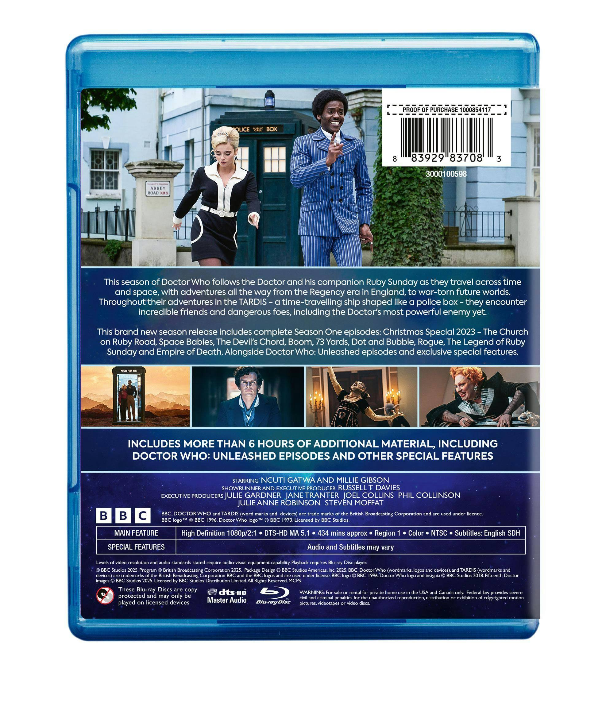 Back. Doctor Who: Season One [Blu-ray].