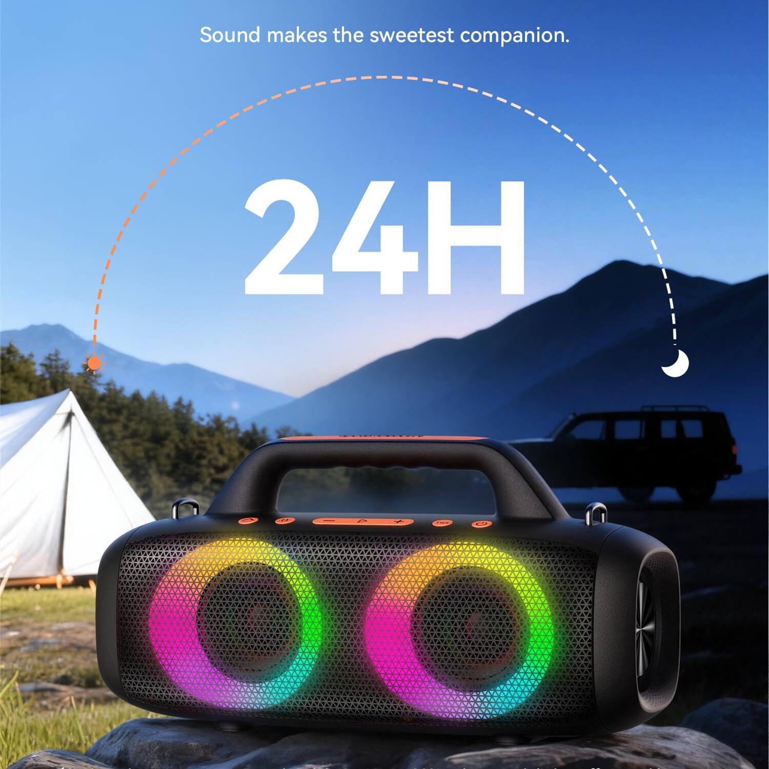 Sound makes the sweetest companion.  
24H