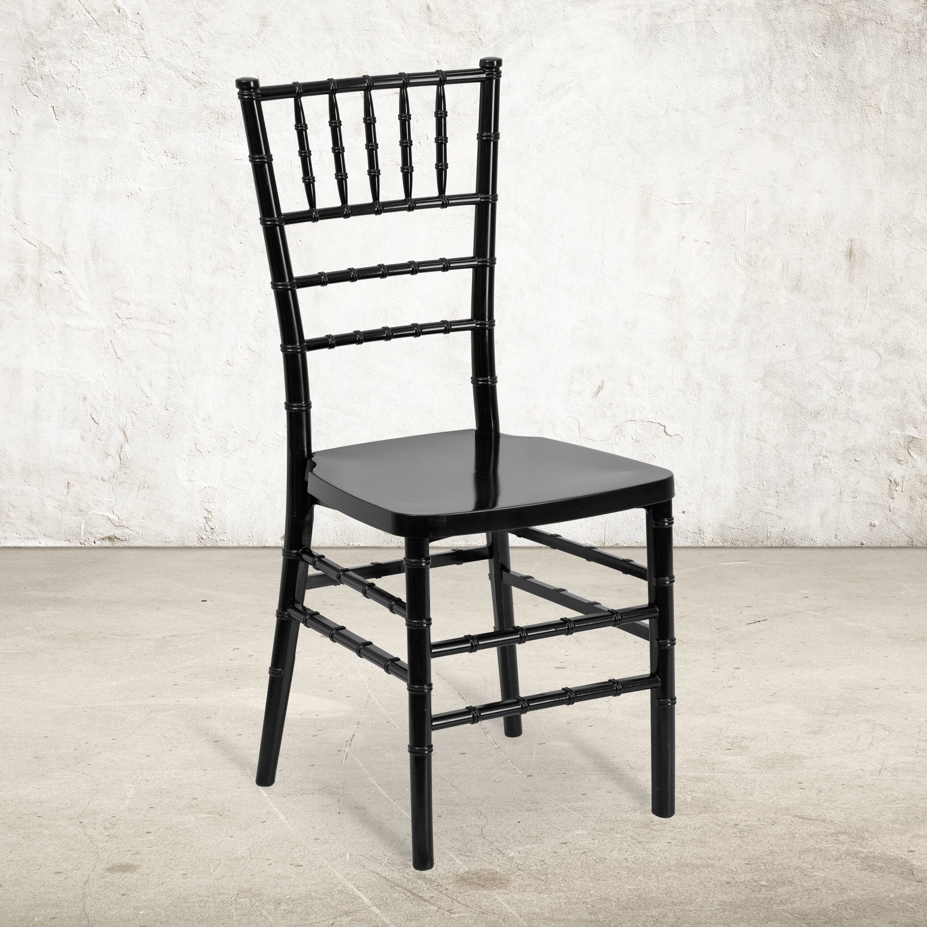 Alt View 12. Alamont Home - HERCULES PREMIUM Series Resin Stacking Chiavari Chair - Black.