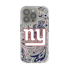 Keyscaper - NFL - New York Giants iPhone Clear Paisley Design Case - 15 - Multicolor