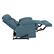 Alt View 11. ProLounger - Sherwin Chenille Wall Hugger Recliner - Medium Blue.