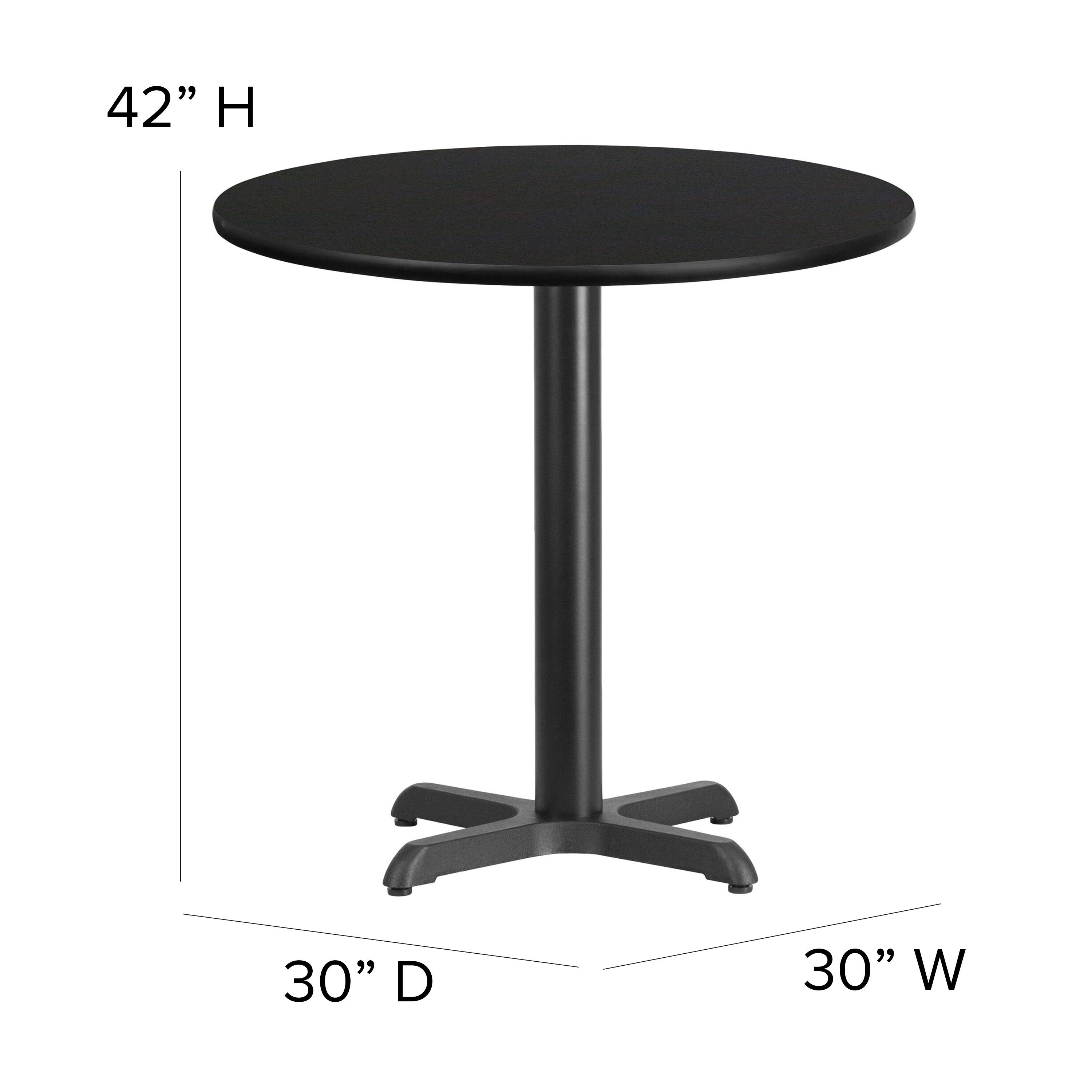 42" H  
30" D  
30" W