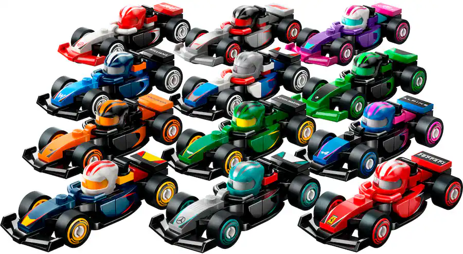 LEGO F1 Collectible Race Cars Pack Ages 6+ 66796 6529141 Best Buy