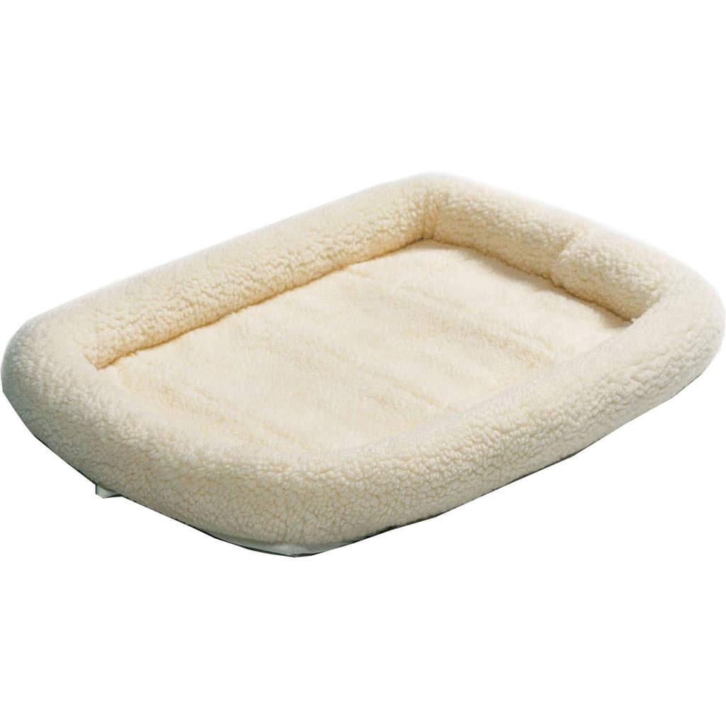 Midwest - Quiet Time Sheepskin Bed - White