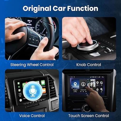 Original Car Function

Steering Wheel Control
Knob Control
Voice Control
Touch Screen Control