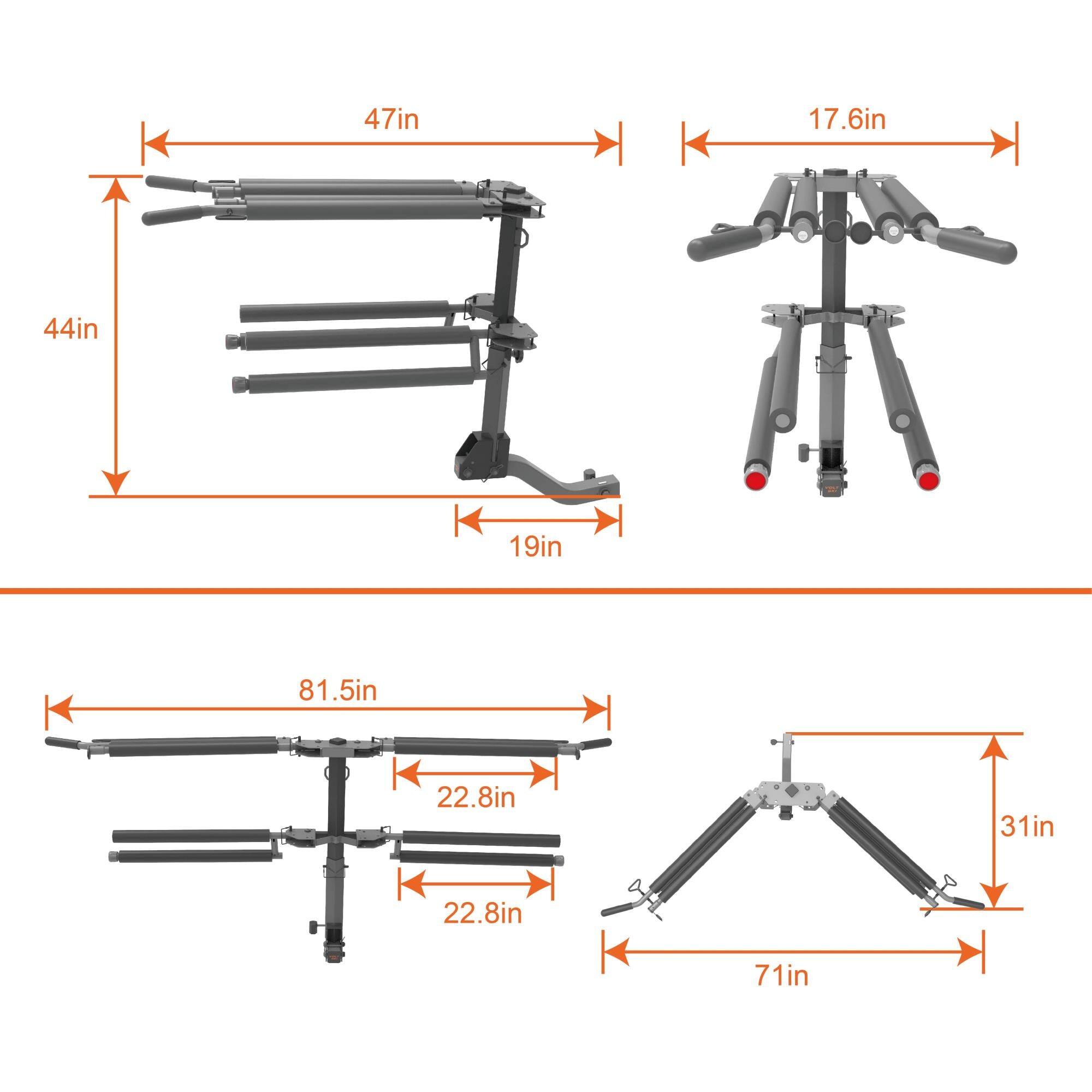 47in 17.6in 44in 19in 81.5in 22.8in 31in 22.8in 71in