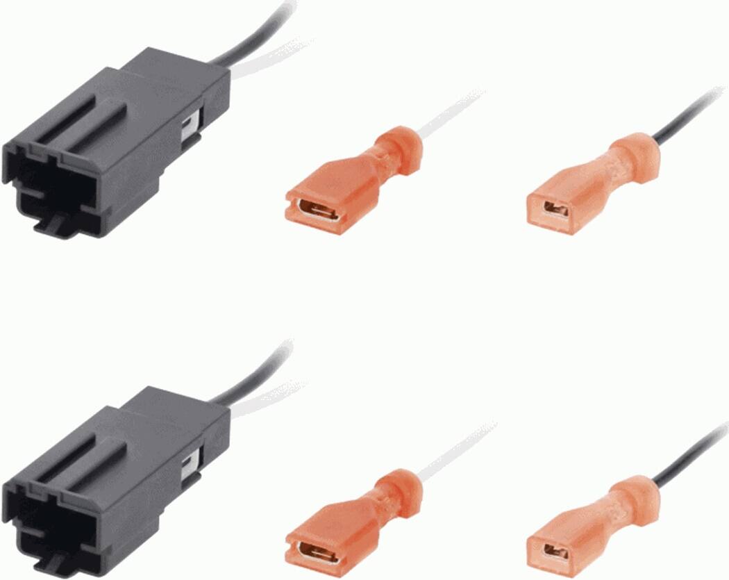 Left. Metra - Tweeter Speaker Harness for Select 2018-2024 Lincoln Vehicles (2-Pack) - Multi.