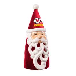 Evergreen Enterprises - Kansas City Chiefs 8" LED Santa Statue - Red