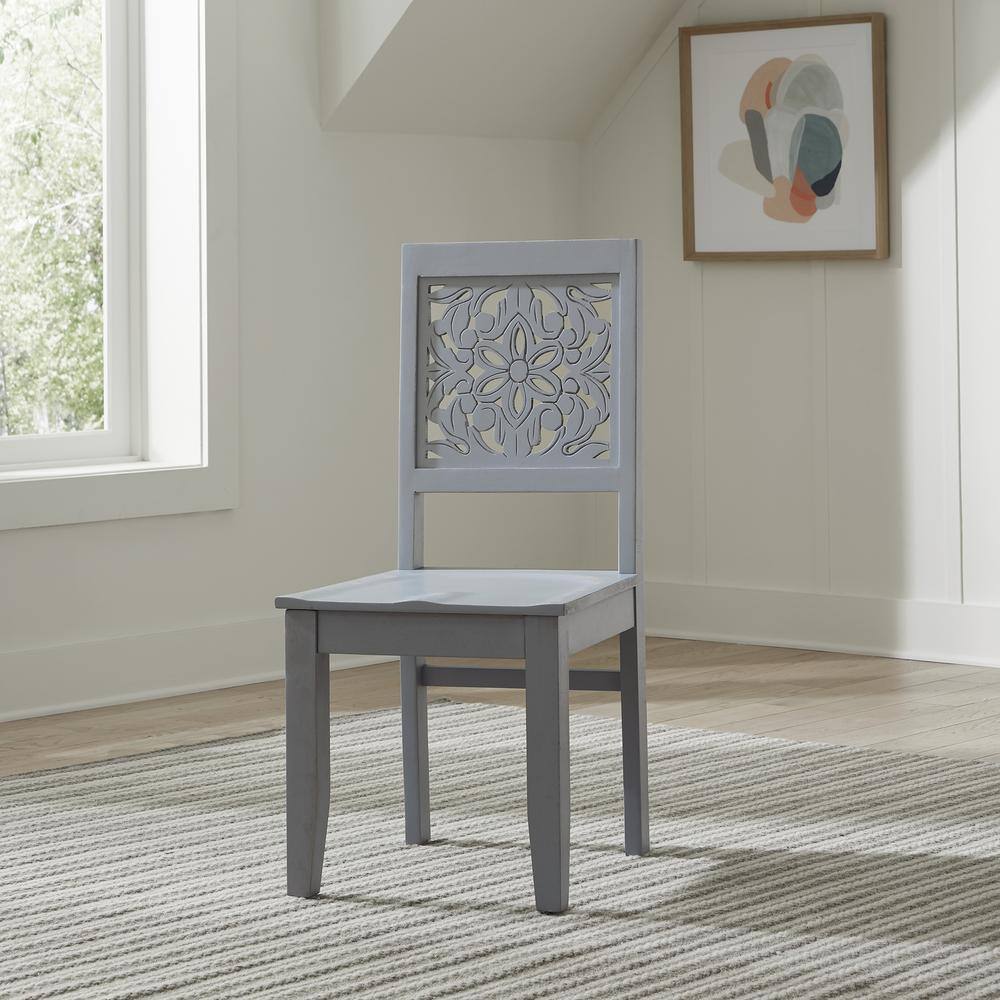 Alt View 2. Liberty Furniture Industries - Trellis Lane Accent Chair- Grey - Grey.