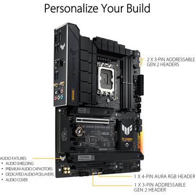 ASUS TUF Gaming B760 Plus WiFi D4 Motherboard 90MB1DF0 M0AAY0 ASUS TUF Gaming B760 Plus WiFi D4 Motherboard 90MB1DF0 M0AAY0