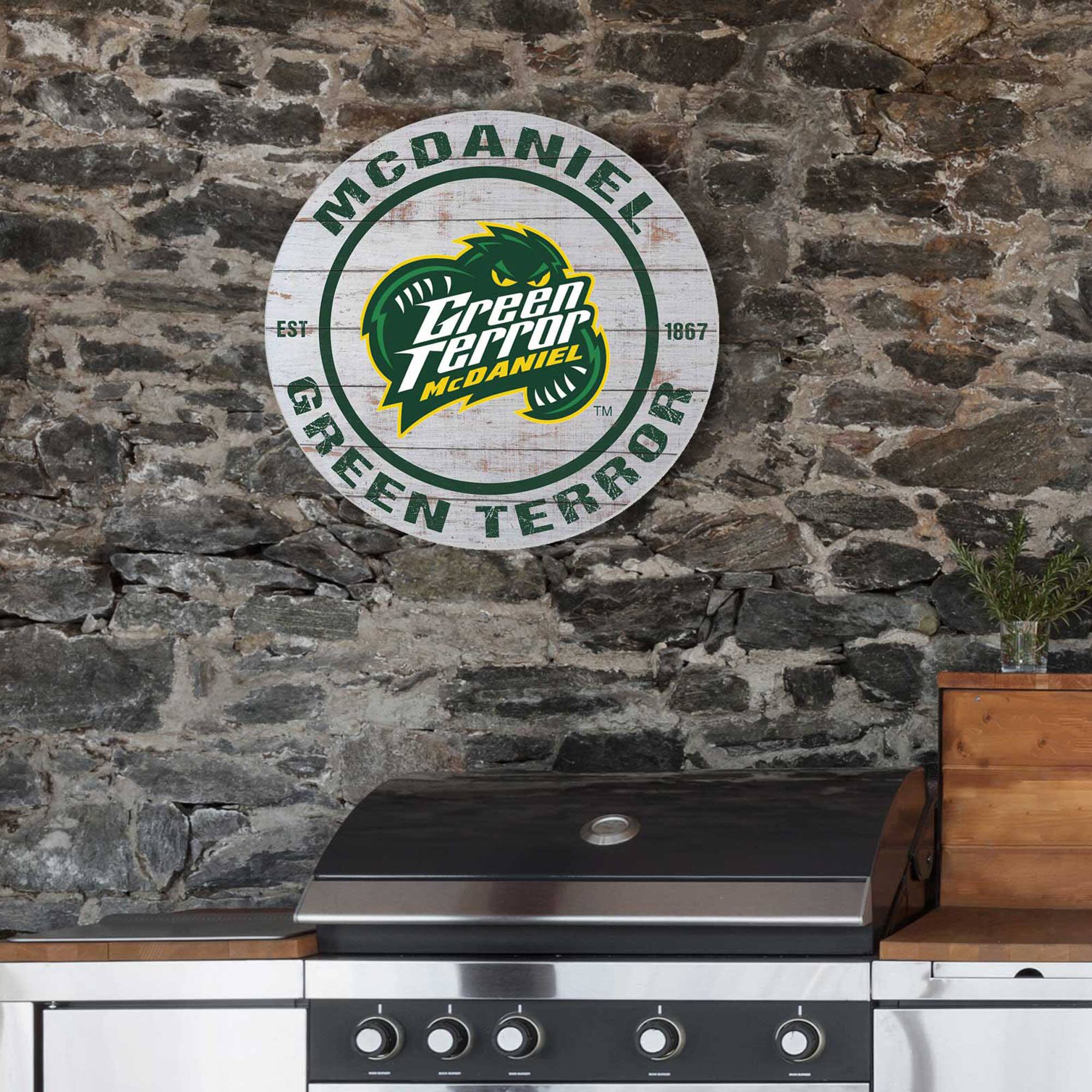 MCDANIEL  
EST 1867  
Green Terror  
MCDANIEL  
GREEN TERROR