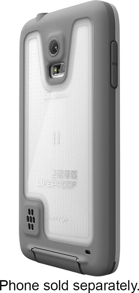 Front. LifeProof - frē Case for Samsung Galaxy S 5 Cell Phones - White.