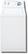 Front Standard. Whirlpool - 2.5 Cu. Ft. 5-Cycle Washer - White.