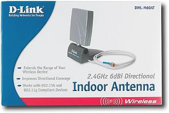 Front Standard. D-Link - 2.4GHz Wireless Directional Antenna.