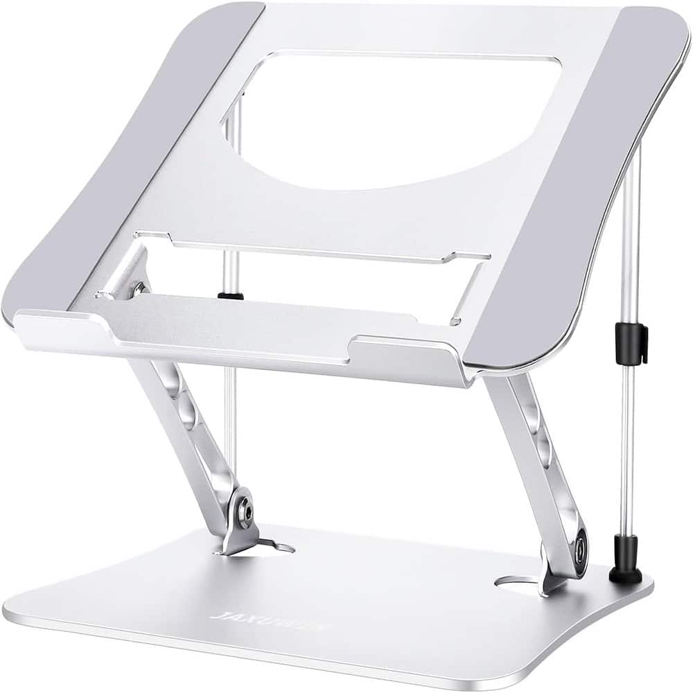 ACJPR - Aluminum Laptop Stand, Adjustable Ergonomic Riser, 10–16" Laptops - Silver