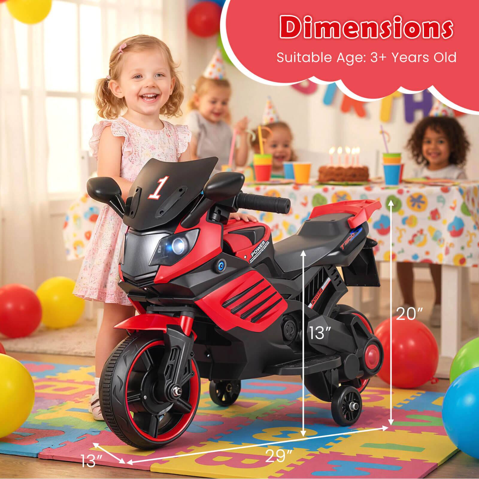 Dimensions  
Suitable Age: 3+ Years Old  

H 14"  
POWER 00SLL  
13" 20" 13" 29"