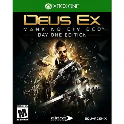 Front. Square Enix - Deus Ex: Mankind Divided - Day One Edition. - M (Mature 17+)