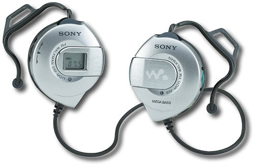 Best Buy: Sony Ear-Clip Radio Walkman Silver SRFMQ11SIL