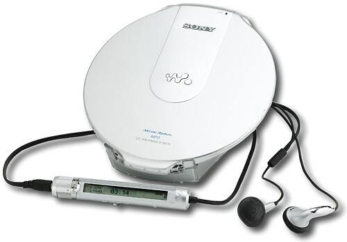 Angle Standard. Sony - ATRAC Walkman CD Player with MP3 CD Playback - Silver.