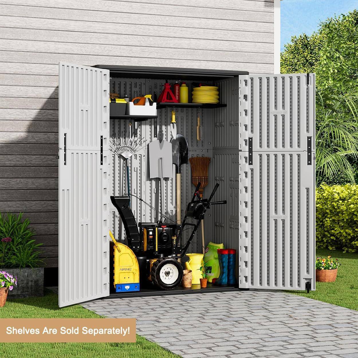 Shelves Are Sold Separately!