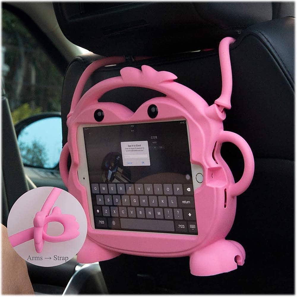 Alt View 16. SaharaCase - Monkey KidProof Case for Apple® iPad® mini (5th Generation 2019) and iPad® mini 4 - Pink.