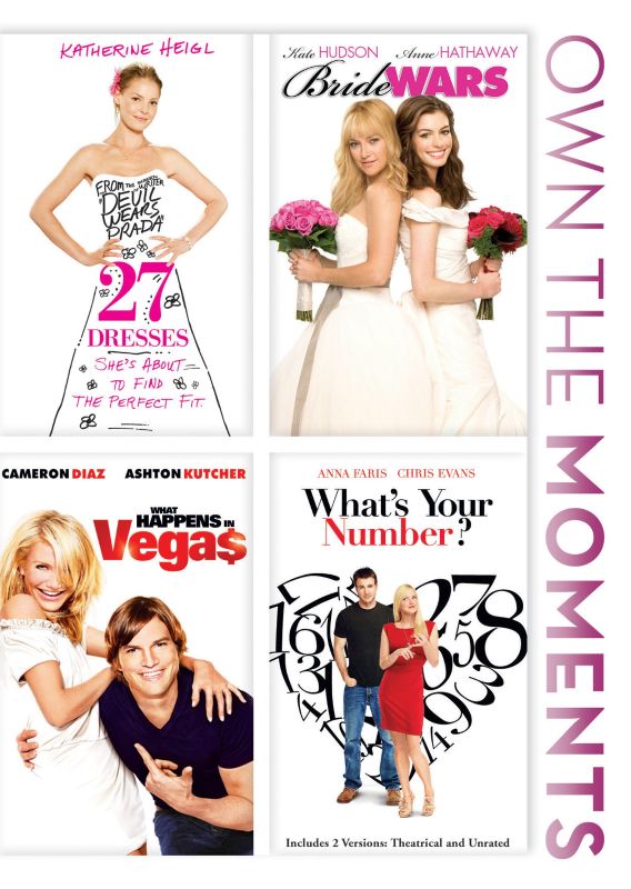  27 Dresses/Bride Wars/What Happens in Vegas/What's Your Number? [4 Discs] [DVD]