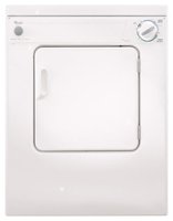 Whirlpool - 3.4 Cu. Ft. Stackable Electric Dryer with Flexible Installation - White - Front_Zoom