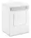 Alt View 11. Whirlpool - 3.4 Cu. Ft. Stackable Electric Dryer with Flexible Installation - White.
