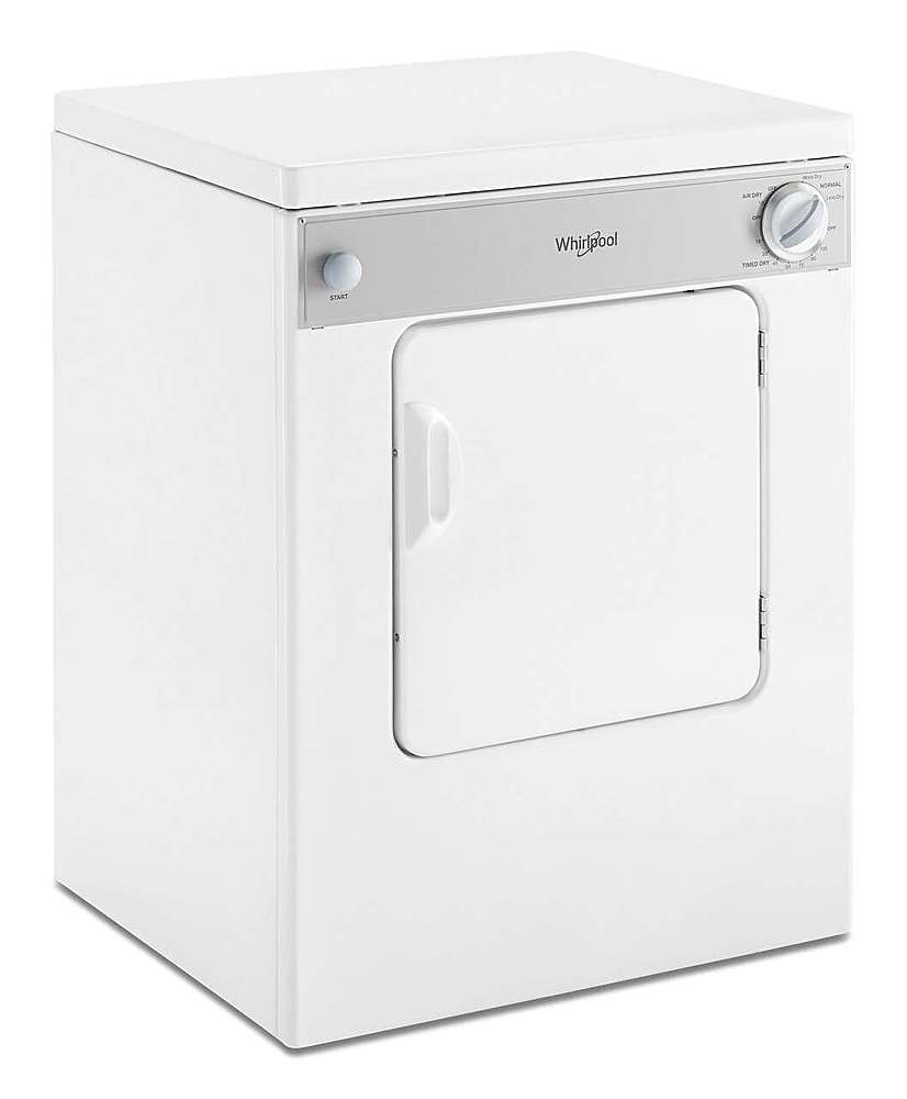 Alt View 11. Whirlpool - 3.4 Cu. Ft. Stackable Electric Dryer with Flexible Installation - White.
