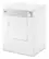 Alt View 12. Whirlpool - 3.4 Cu. Ft. Stackable Electric Dryer with Flexible Installation - White.
