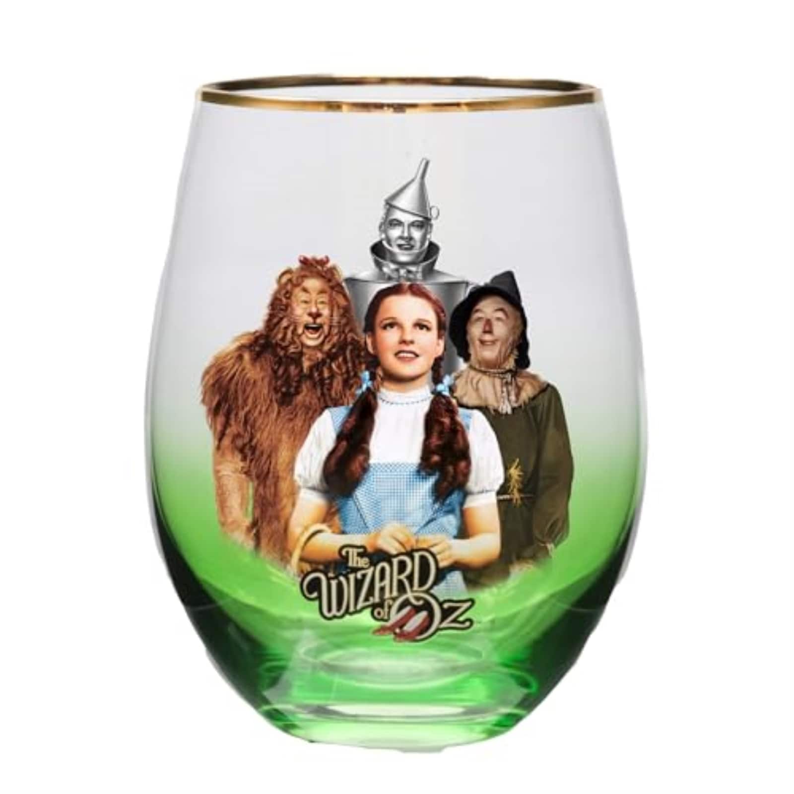 Spoontiques - The Wizard of Oz Stemless Wine Glass 20 ounce - Green