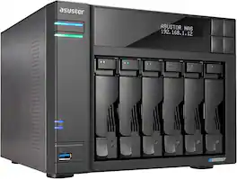 Asustor - Lockerstor 6 Gen2 AS6706T 6 Bay NAS, Intel Quad-Core CPU, Dual 2.5GbE Network Attached Storage (Diskless)
