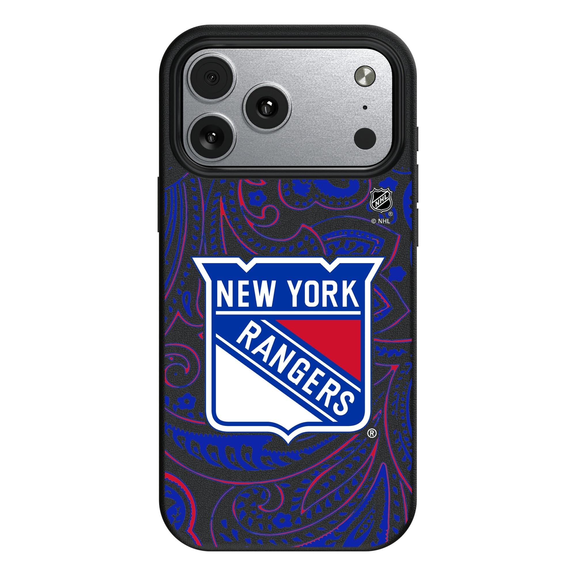Keyscaper - NHL - New York Rangers Paisley iPhone Magnetic Bump Case - 17 Pro - Black price history on PriceWatchPro
