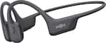 Front. Shokz - OpenRun Air 2 Wireless Bone Conduction Open-Ear Bluetooth Sports Headphones - Black.