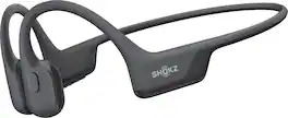 Shokz - OpenRun Air 2 Wireless Bone Conduction Open-Ear Bluetooth Sports Headphones - Black
