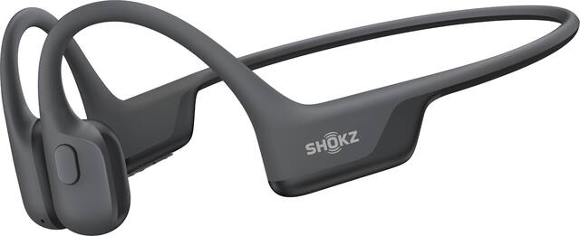 Shokz - OpenRun Air 2 Wireless Bone Conduction Open-Ear Bluetooth Sports Headphones - Black