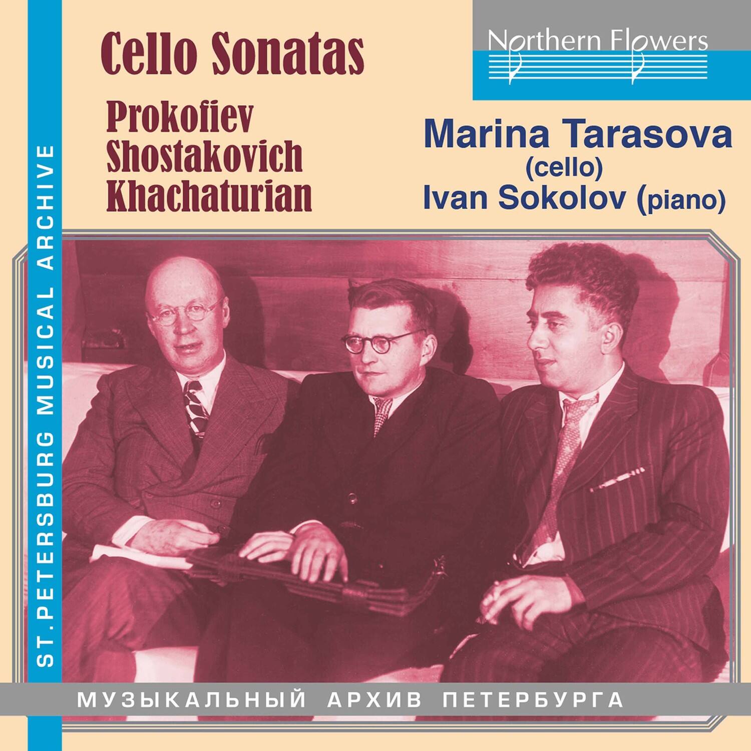 Marina Tarasova - Cello Sonatas: Prokofiev/Shostakovich/Khachaturian   - COMPACT DISCS [CD]