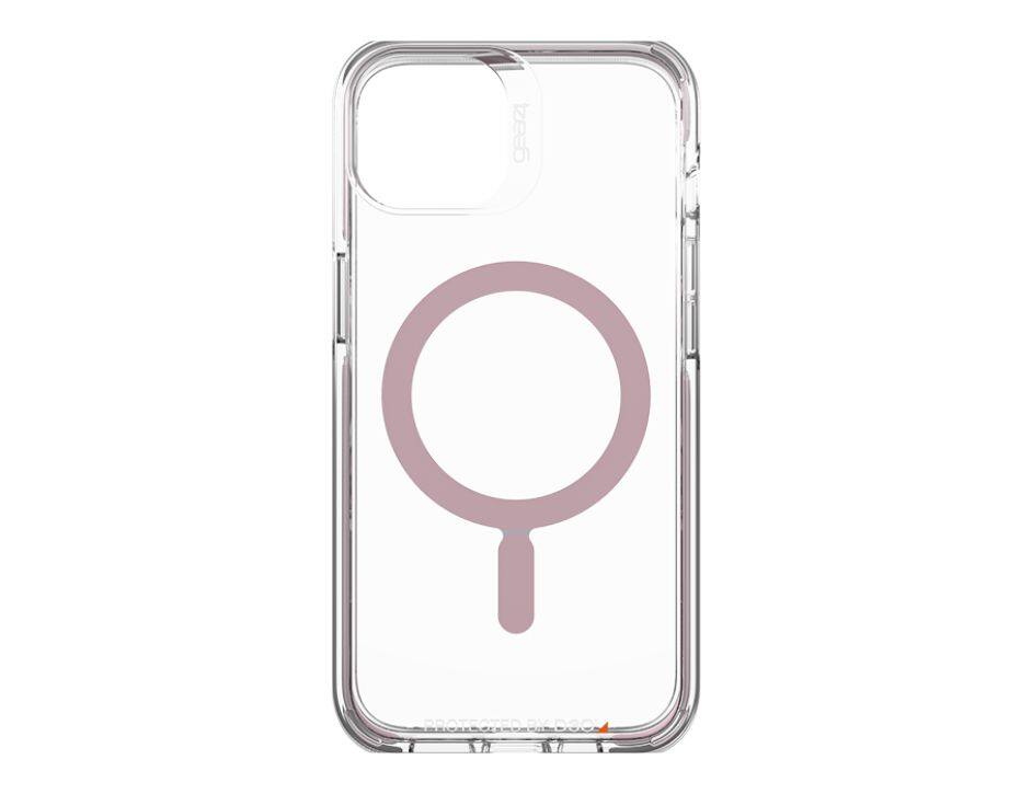 Gear4 - Refurbished Excellent - Zagg Piccadilly Snap Case for iPhone 13 Pro Max - Clear/Pink