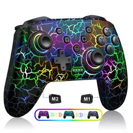 Kitcheniva - Wireless Controller For Nintendo Switch /Switch 2/Lite/OLED Gamepad - Black