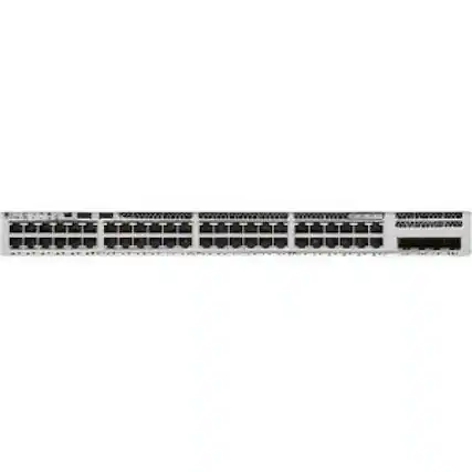 Front. Cisco Consumer Products - Cisco Catalyst 9200 C9200L-48P-4X Layer 3 Switch - 48 Ports - Manageable - Gigabit Ethernet, 10 Gigabit Ethernet - Unknown.