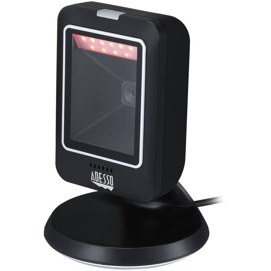 Alt View 7. Adesso - Adesso NuScan 2800U Omnidirectional 2D Desktop Barcode Scanner - Cable Connectivity - 12" Scan Distance - 1D, 2D - USB - Black.
