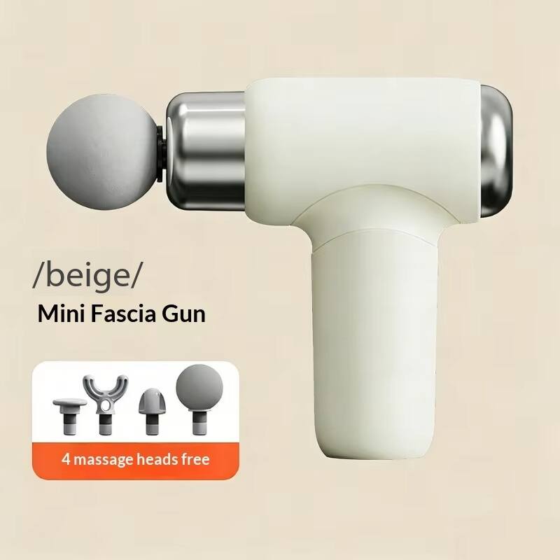 /beige/ Mini Fascia Gun  
4 massage heads free