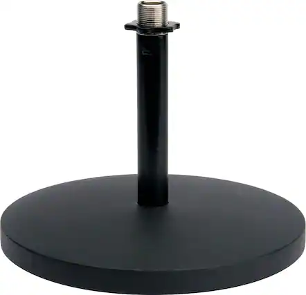 Front. Samson - MD5 Desktop Microphone Stand - Black.