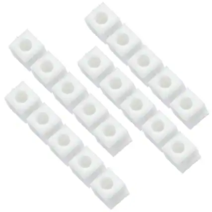 Front. Ivation - 20 Germination Grow Sponges for IVAHG20 Indoor Herb Grower - White.