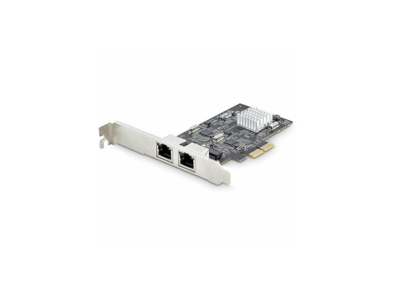 StarTech.com - 2-Port 2.5G NBASE-T PCIe Network Card, Intel® I225-V, Dual-Port Ethernet, Multi-Gigabit NIC