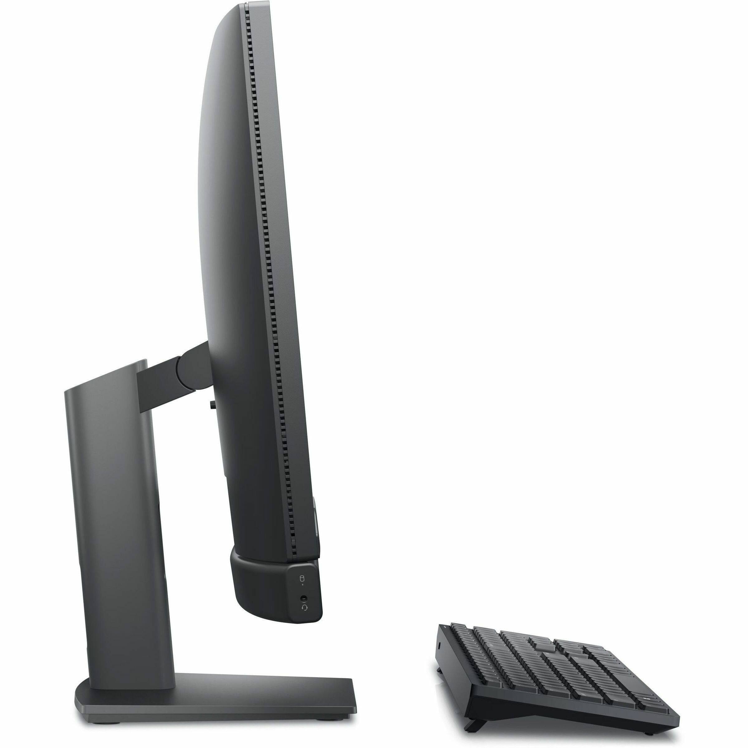 Alt View 1. Dell - Dell OptiPlex 7000 7420 All-in-One Thin Client - 1 300T Dual-core (2 Core) 3.40 GHz - Textured Black - Intel Q670 Chip - Black.
