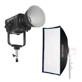 Amaran - Ray 660W Full-Color COB Video Light with Softbox Bundle