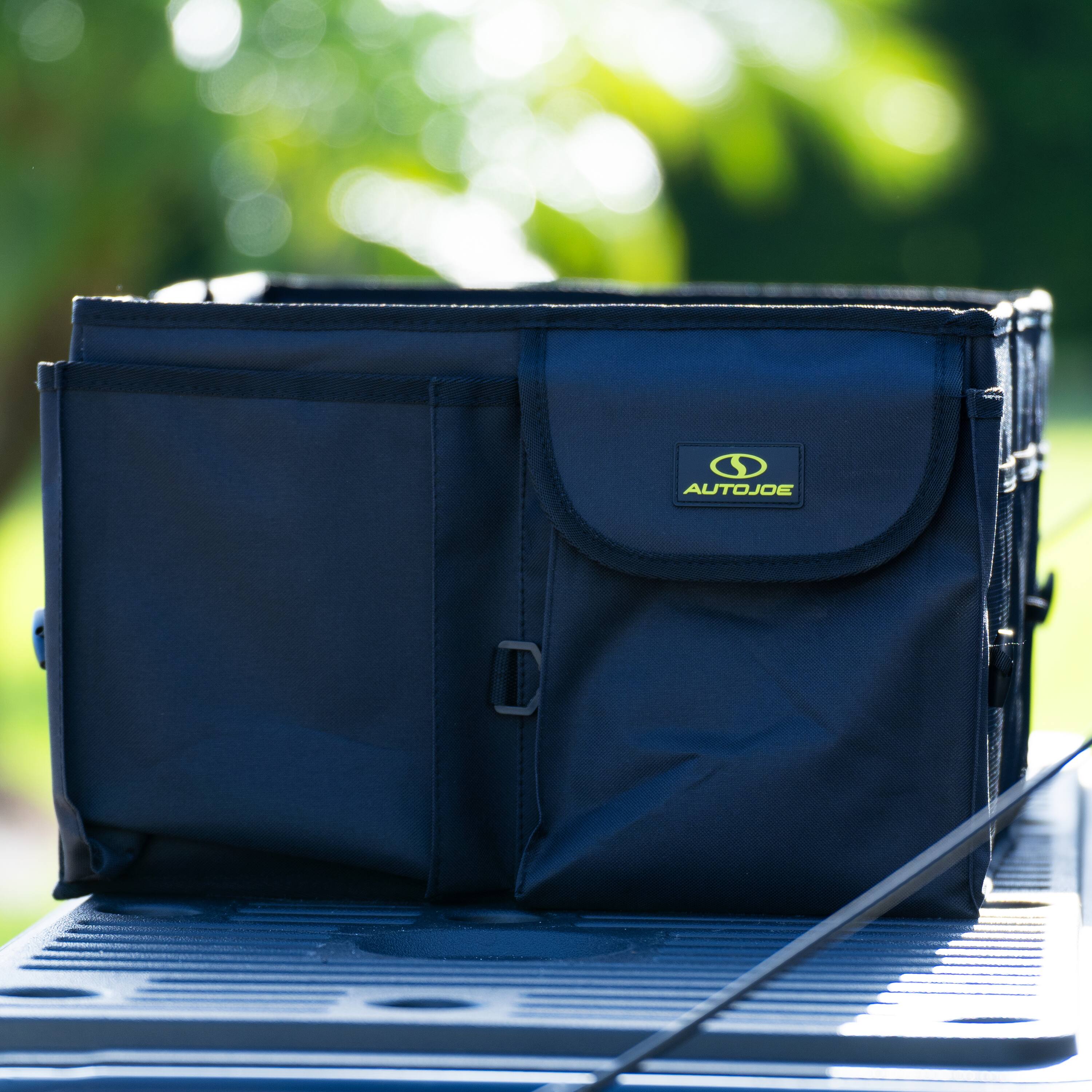 Alt View 17. Sun Joe - Collapsible Auto Storage Organizer - Black.