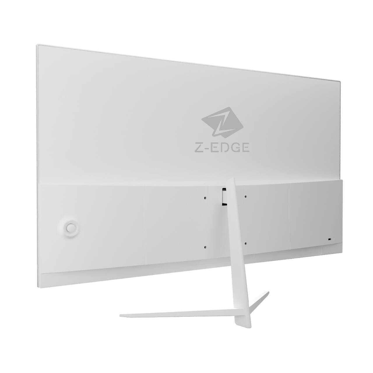 Back. Z-Edge - 24 inch FHD 1920x1080 240Hz 1ms IPS Gaming Monitor, HDMI 2.0 + DP 1.4 (White) - White.