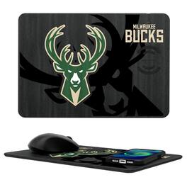 Keyscaper - Milwaukee Bucks Wireless Charger & Mouse Pad - Multicolor